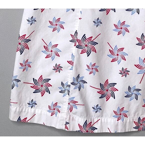 Janie & Jack 18-24 Mo Vintage Nantucket Nostalgia Red/White/Blue Pinwheels Dress - Picture 2 of 4